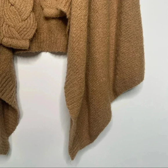 Anthropologie Sunday in Brooklyn Braided Open Sweater Vest Size Medium - Picture 8 of 10